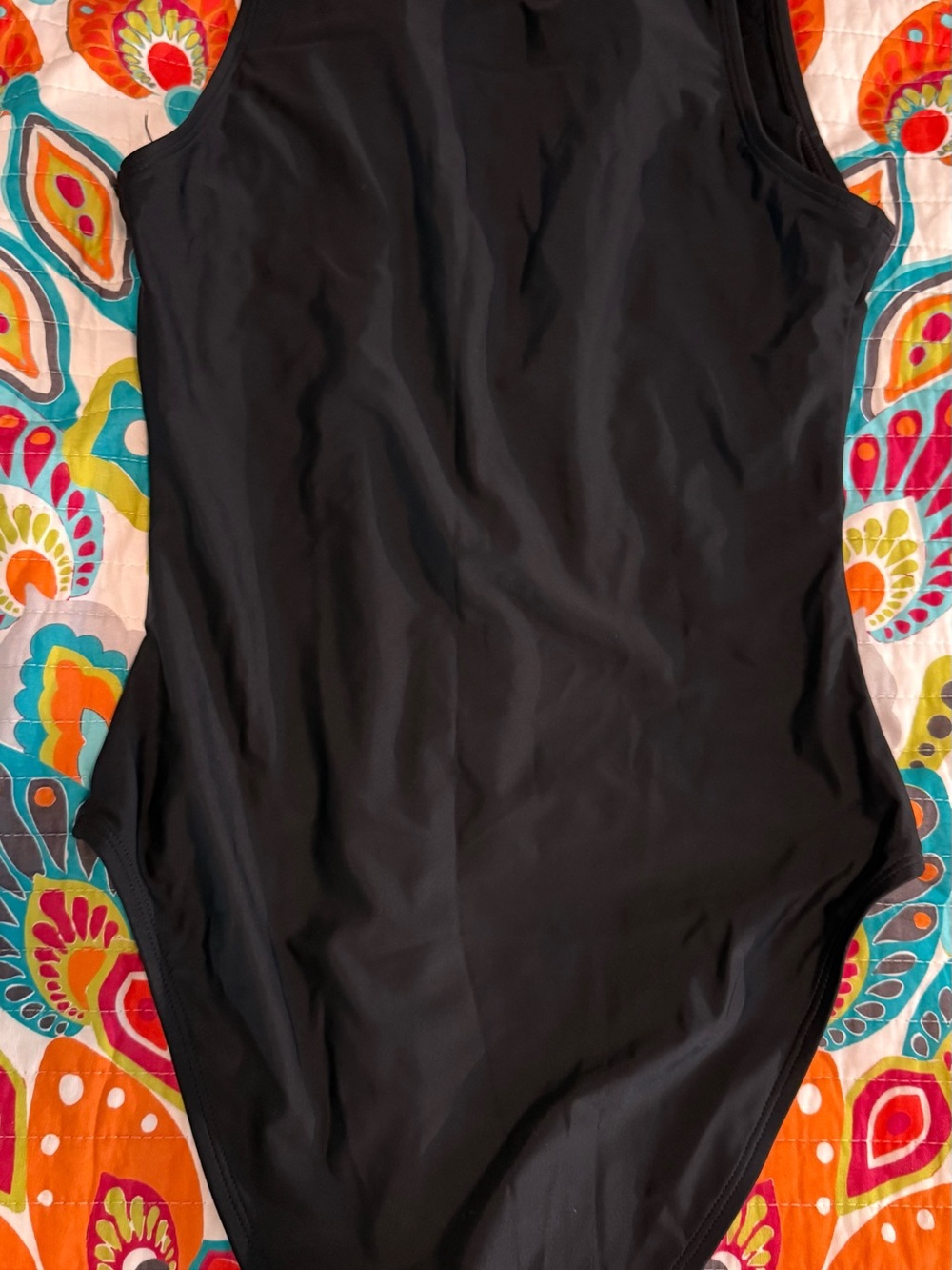 Quince Black women’s One-Piece Swimsuit with Front Zip - Picture 4 of 6